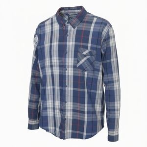 Levi's Signature Blue and Red Casual Button Down Shirt, Size XL NWOT